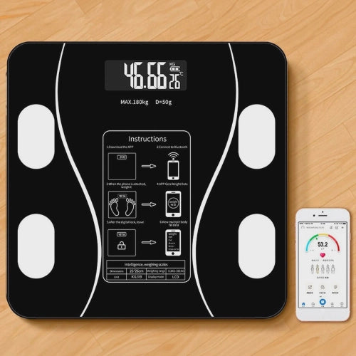 Balança Digital Bioimpedância Bluetooth - Até 180kg com Resultado no Celular